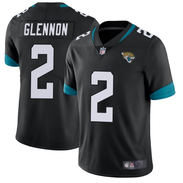 Men's Jacksonville Jaguars #2 Mike Glennon Black Vapor Untouchable Limited Stitched NFL Jersey